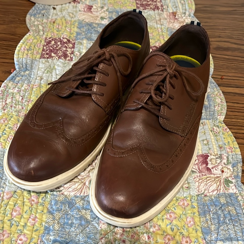 Cole Haan Brown Wing Tip Oxford